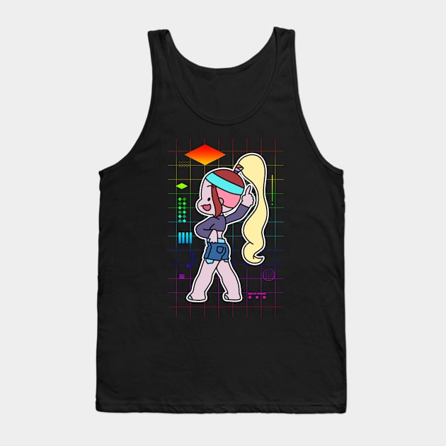 Retro music Tank Top by spacemandu